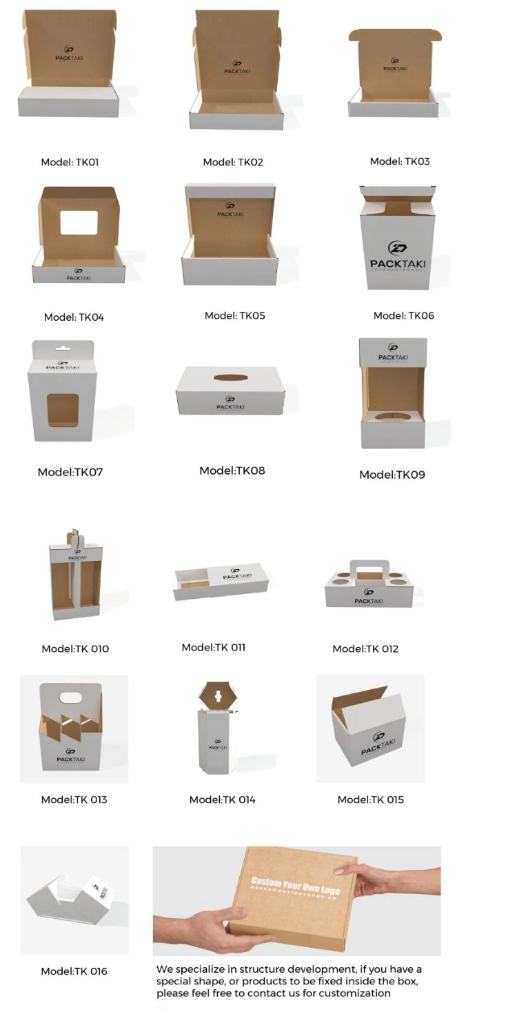 Matt Mailer Box Package Corrugated Shipping Boxes Custom Logo Paper Packaging Boxes